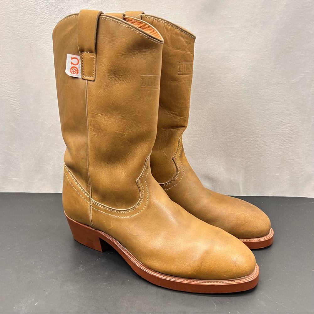 Double H Boots Mens Steel Toe Cowboy Boots Leather Size 7.5 M Made In Canada 🇨🇦